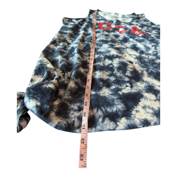 Lane Bryant "USA" Tie-Dye Knotted Waist T Shirt Tank in Size 18/20 NEW - Picture 9 of 16